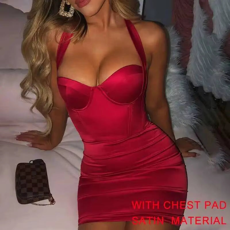 Elegant Strapless Bodycon Mini Dress with Glitter for Summer Parties - 2025 Collection